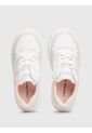 Tenis Blancos Para Niña Con Detalles Rosa Calvin Klein de Calvin Klein