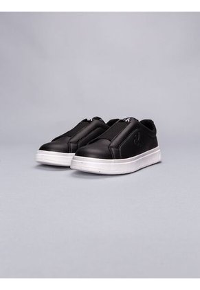 Tenis Negro Niña Con Banda Elástica Calvin Klein