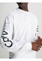 Camiseta De Manga Larga Con Logo Gráfico Calvin Klein de Calvin Klein
