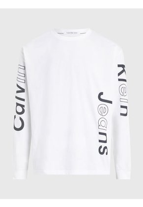 Camiseta De Manga Larga Con Logo Gráfico Calvin Klein