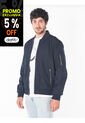 Chaqueta Azul Bomber Con Cremallera Calvin Klein de Calvin Klein