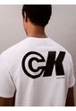 Camiseta Blanca Sport Con Logotipo Gráfico Calvin Klein de Calvin Klein