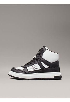Tenis Negro Altos Con Cremallera Para Niño Calvin Klein