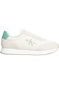 Tenis Blanco Retro Runner Con Monograma Calvin Klein de Calvin Klein