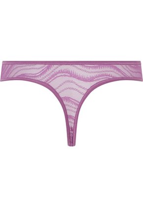 Pantie TipoTanga Morada De Encaje Calvin Klein