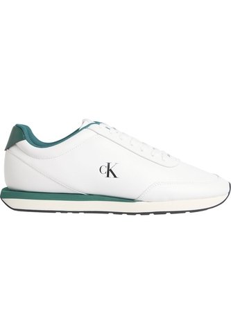 Tenis Blanco Retro Runner En Cuero Calvin Klein Calvin Klein