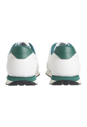 Tenis Blanco Retro Runner En Cuero Calvin Klein