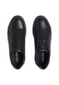 Tenis Negro Con Suela Gruesa Y Estampado De Monograma En Relieve Calvin Klein de Calvin Klein