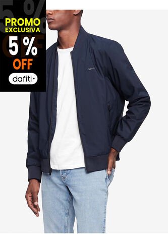 Chaqueta Azul Con Cierre Para Hombre Calvin Klein Calvin Klein