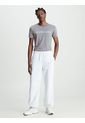 Camiseta Gris Con Logo Para Hombre de Calvin Klein