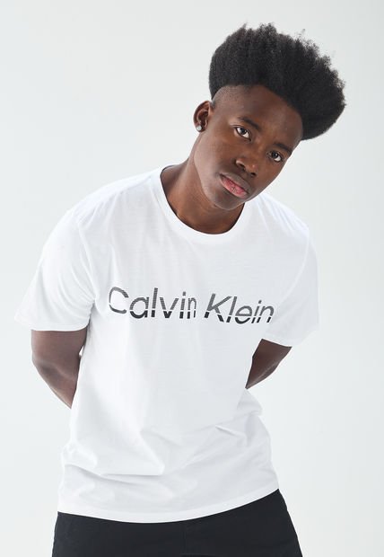 Camiseta Blanco-Negro Calvin Klein