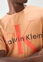 Camiseta Salmón-Naranja-Negro Calvin Klein de Calvin Klein