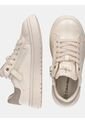 Tenis Beige Casuales Niña Con Cremallera Lateral Calvin Klein de Calvin Klein