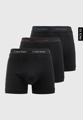 Bóxer x3 Negro-Multicolor Calvin Klein