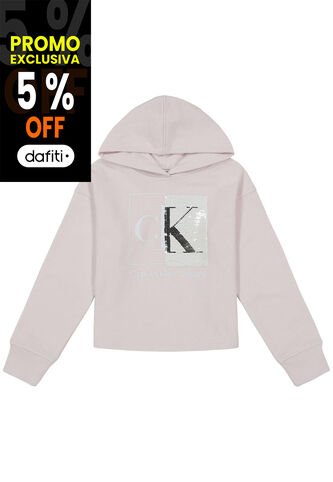 Saco Para Niña Con Detalles En Lentejuelas Rosado Calvin Klein Calvin Klein
