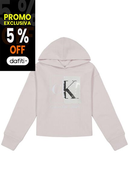 Saco Para Niña Con Detalles En Lentejuelas Rosado Calvin Klein