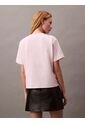 Camiseta Rosada Boxy Con Logotipo Calvin Klein de Calvin Klein
