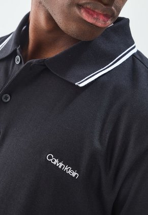 Polo Negro-Blanco Calvin Klein
