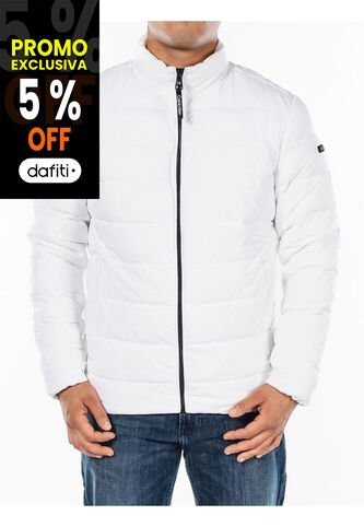 Chaqueta Manga Larga Con Cierre Hombre Blanco Calvin Klein Calvin Klein