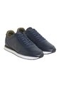 Tenis Azul Oscuro Retro Runner En Cuero Calvin Klein de Calvin Klein