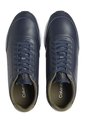 Tenis Azul Oscuro Retro Runner En Cuero Calvin Klein de Calvin Klein