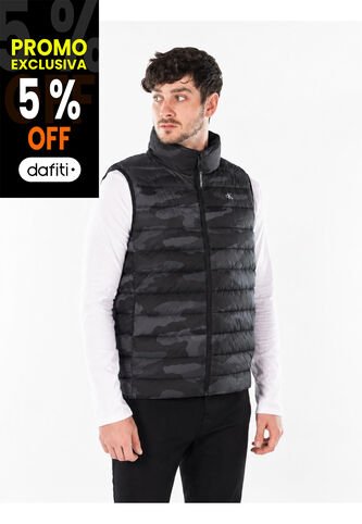 Chaleco Negro Con Cierre De Cremallera Para Hombre Calvin Klein Calvin Klein