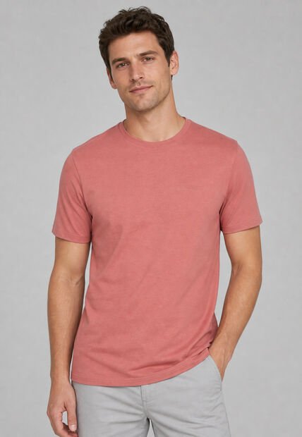 Camiseta Calvin Klein Salmón