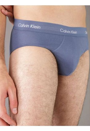 Pack Multicolor De 3 Slip Con Logo - Cotton Stretch Calvin Klein