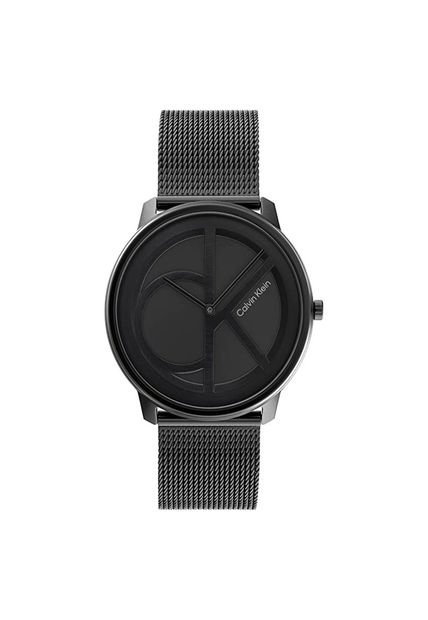 Reloj Para Hombre Calvin Klein Iconic Mesh 25200028 Negronegro Hombre