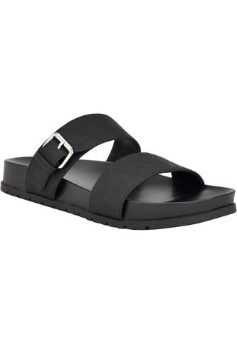Sandalias Negro Con Monograma Calvin Klein Calvin Klein
