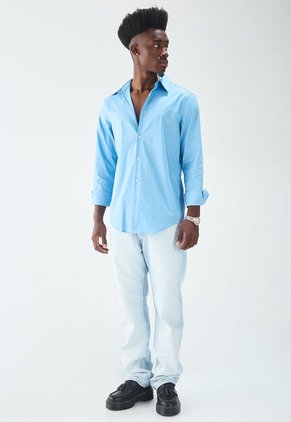 Camisa Azul Calvin Klein