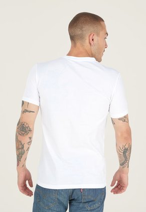 Camiseta Blanco-Plateado Calvin Klein