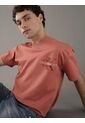 Camiseta Naranja Con Monograma Calvin Klein de Calvin Klein