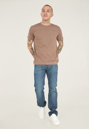 Camiseta x2 Taupe-Blanco Calvin Klein