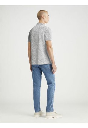 Polo Gris Con Insignia Calvin Klein