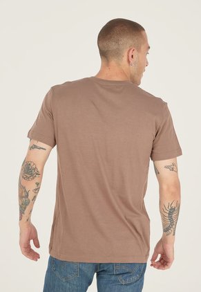 Camiseta x2 Taupe-Blanco Calvin Klein