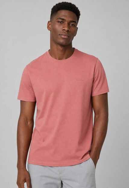 Camiseta Calvin Klein Salmón