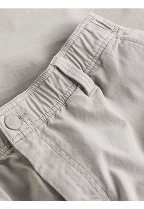 Pantalón Gris Cargo Recto De Ripstop Calvin Klein
