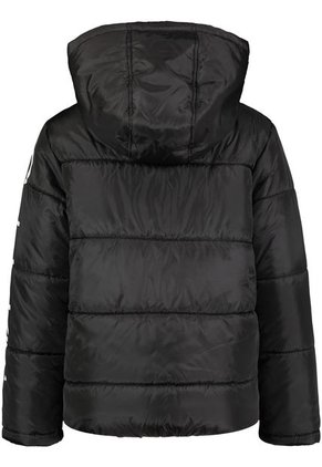Chaqueta Negro Tipo Burbuja Con Gorro Para Niño Calvin Klein