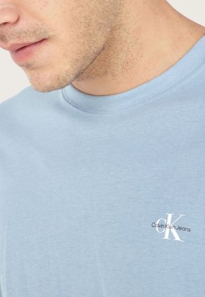Camiseta x2 Azul Grisáceo-Negro Calvin Klein