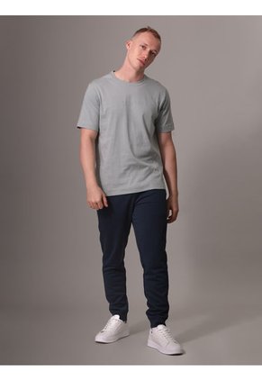 Camiseta Gris Manga Corta Calvin Klein