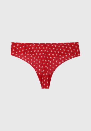 Pantie x3 Nude-Rojo-Negro Calvin Klein