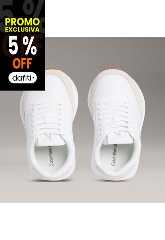 Tenis Blanco Runner Athleisure De Cuero Calvin Klein Calvin Klein