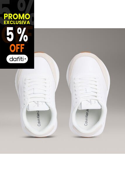 Tenis Blanco Runner Athleisure De Cuero Calvin Klein