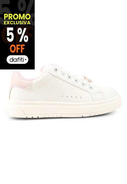 Tenis Rosado Con Cordones Para Niña Calvin Klein