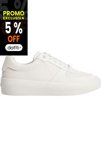 Tenis Blanco Con Logo Calvin Klein Calvin Klein