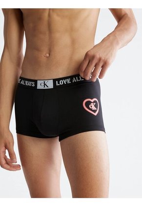 Boxer Negro Valentines Low Rise Trunk - Calvin Klein 1996 Calvin Klein