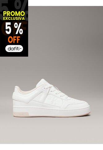 Tenis Rosado Basket De Cuero Sintético Calvin Klein Calvin Klein