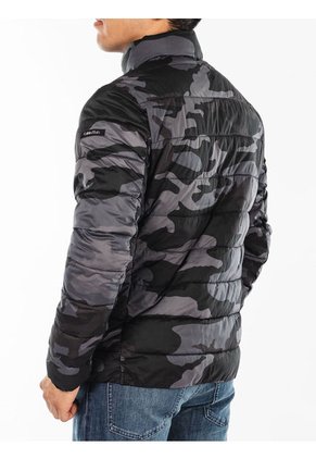 Chaqueta Manga Larga Con Cierre Hombre Negro Calvin Klein