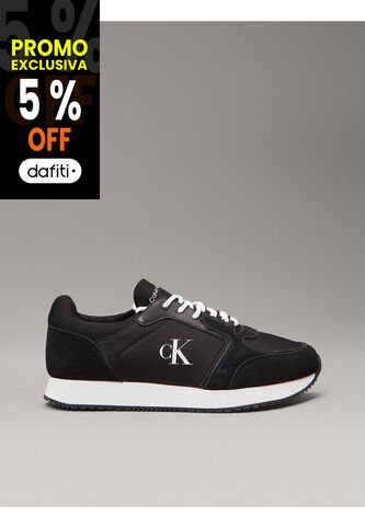 Tenis Negro Runner Laceup Calvin Klein Calvin Klein